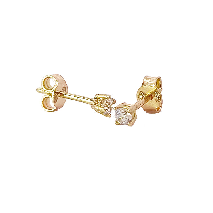 Gold Ladies Earrings GE-14686 (GE-1)