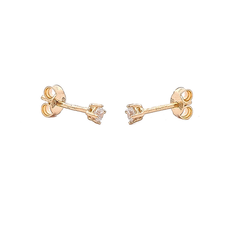 Gold Ladies Earrings GE-14687 (GE-2)