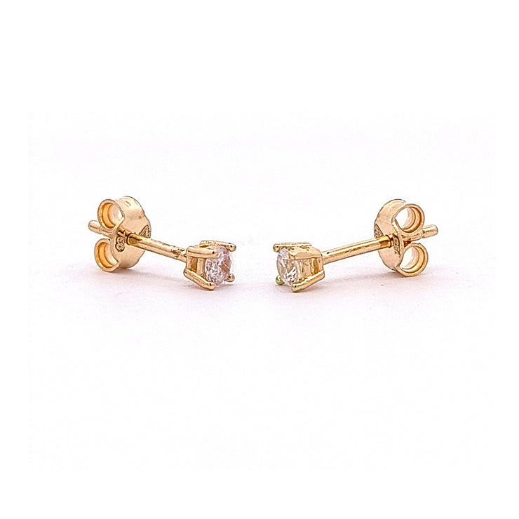 Gold Ladies Earrings GE-14689 (GE-4)