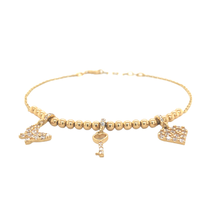 Gold Ladies Bracelet (GB-9691)