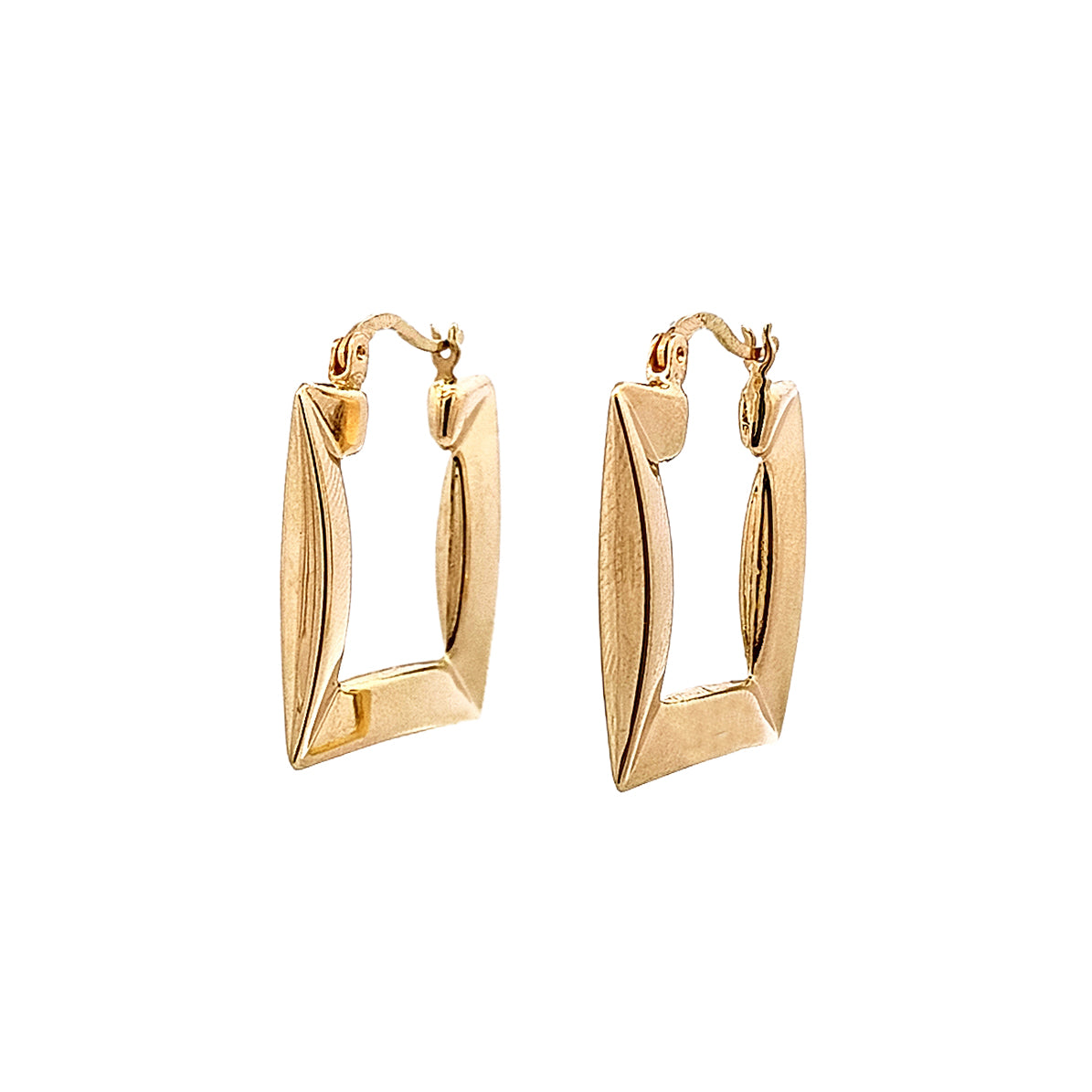 Gold Ladies Earrings (GE14372) Karat World