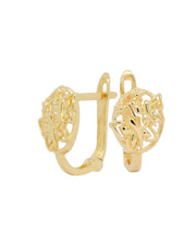 Gold Ladies Earrings (GE-14704)