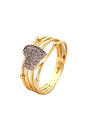 Gold Ladies Ring (GRL-6109)