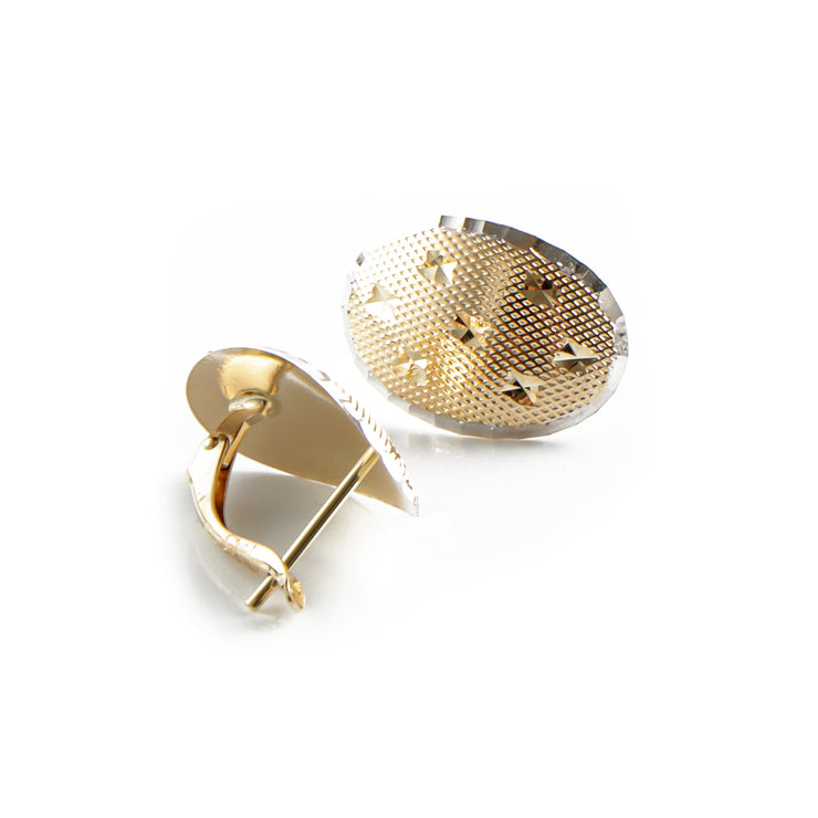 Gold Ladies Earrings (GE-12688)