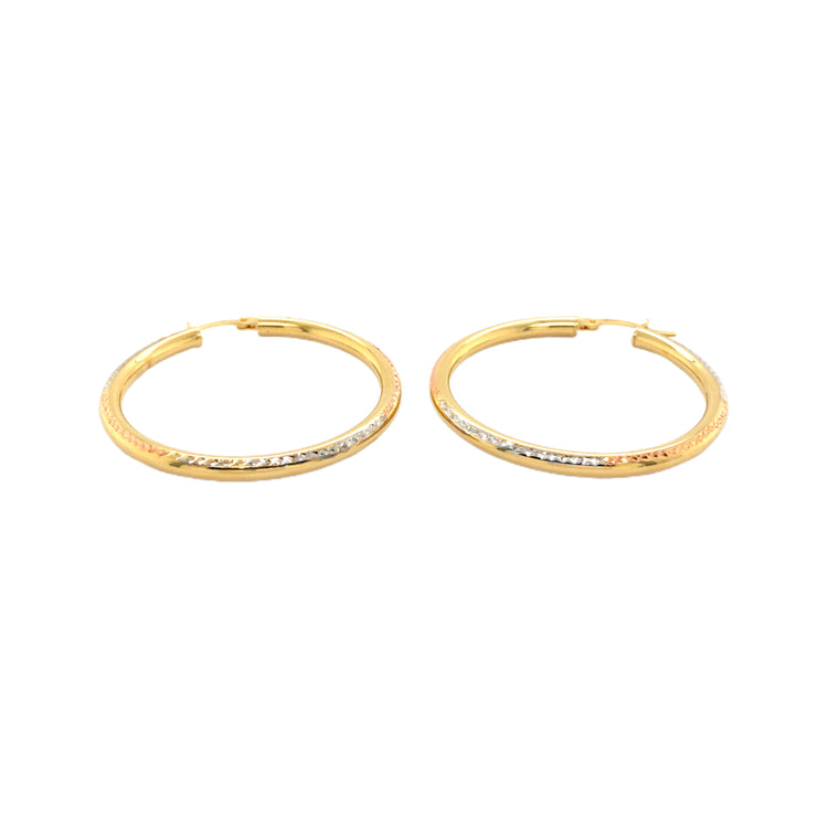 Gold Ladies Earrings (GE-14135)