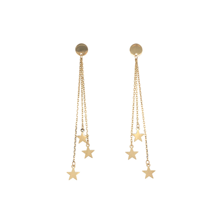 Gold Ladies Earrings (GE-14137)