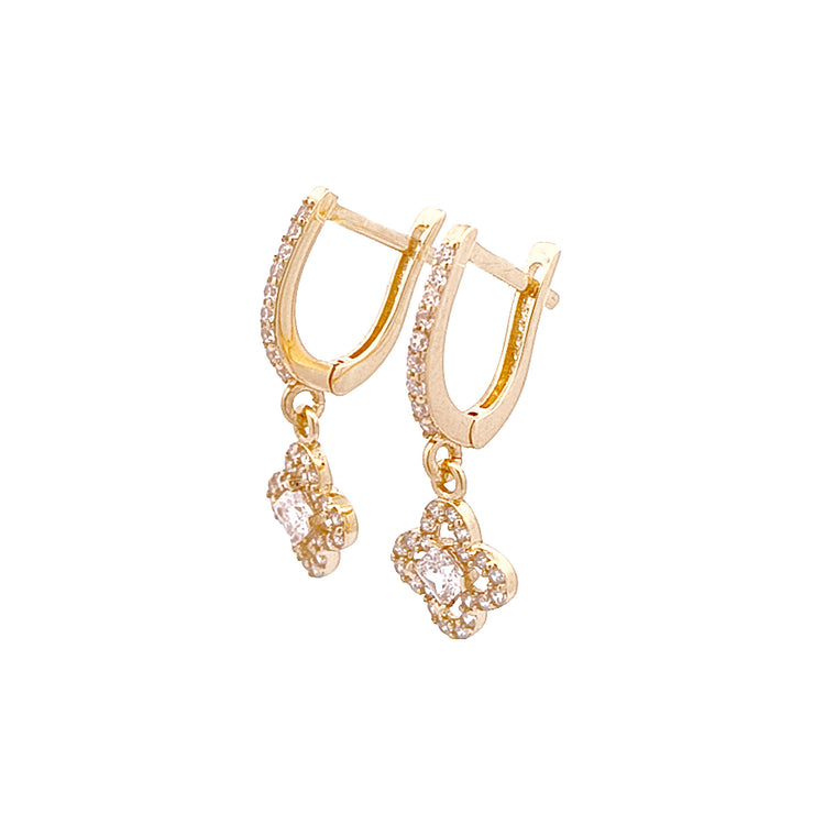 Gold Ladies Earrings (GE-14193)