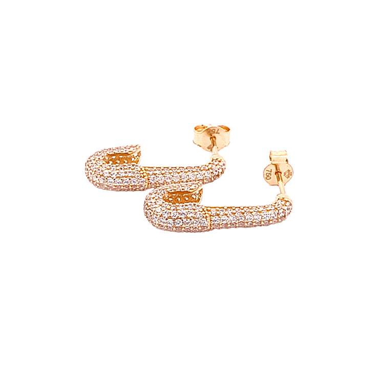 Gold Ladies Earrings (GE-14203)