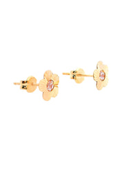 Gold Ladies Earrings (GE-15848)