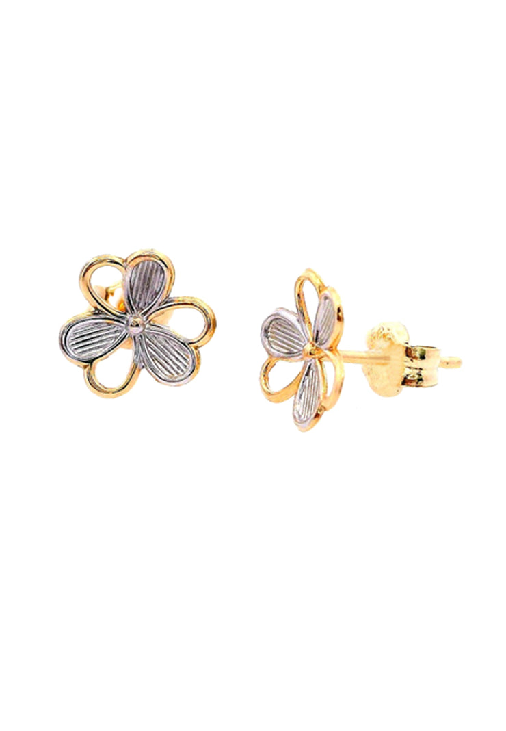 Gold Ladies Earrings (GE-15890)
