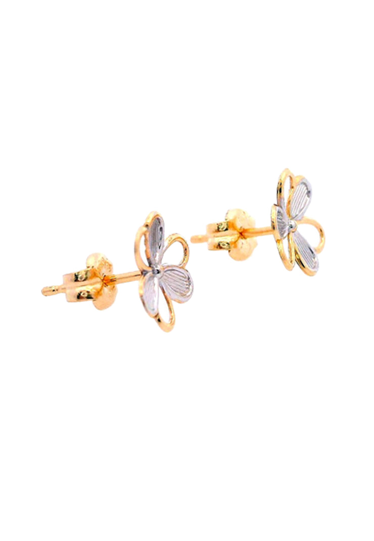 Gold Ladies Earrings (GE-15890)