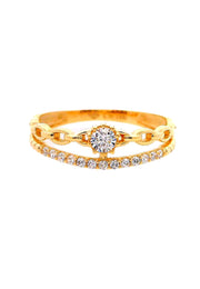 Gold Ladies Ring (GRL-6479)