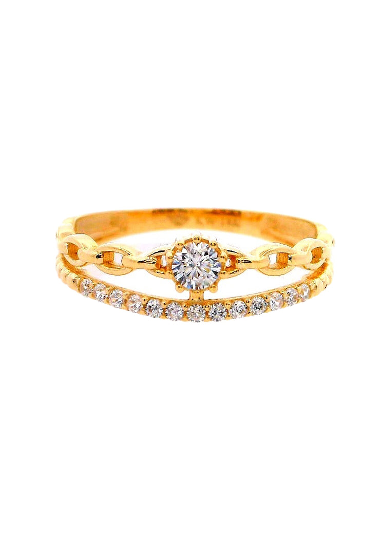 Gold Ladies Ring (GRL-6479)