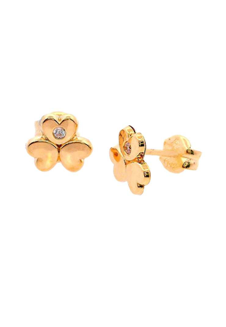 Gold Ladies Earrings (GE-15871)
