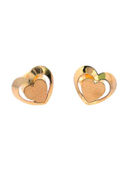 Gold Ladies Earrings (GE-15856)
