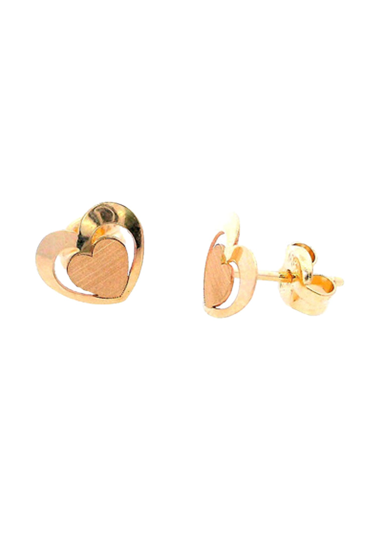 Gold Ladies Earrings (GE-15856)