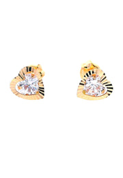 Gold Ladies Earrings (GE-15850)