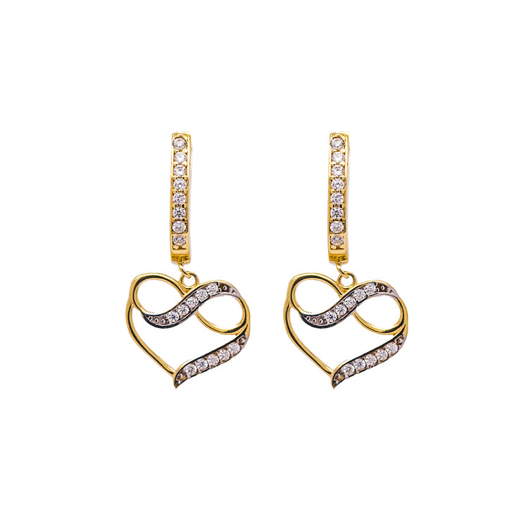 Gold Ladies Earrings (GE-14532)