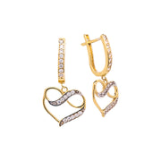 Gold Ladies Earrings (GE-14532)