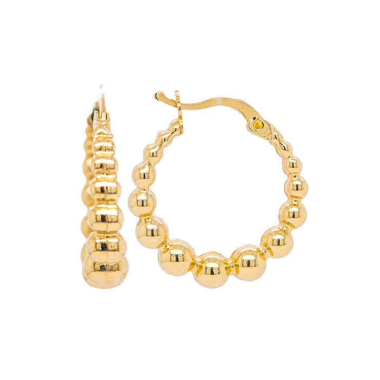 Gold Ladies Earrings (GE-14577)
