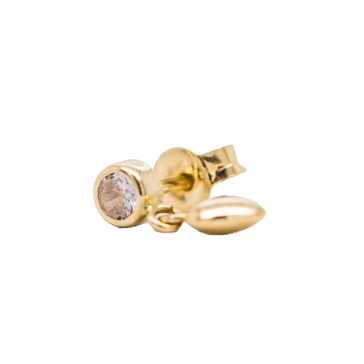 Gold Ladies Earrings (GE-14264)