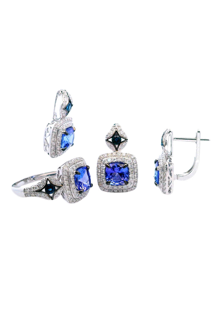 Diamond Ring Earring Pendant (DREP-495)
