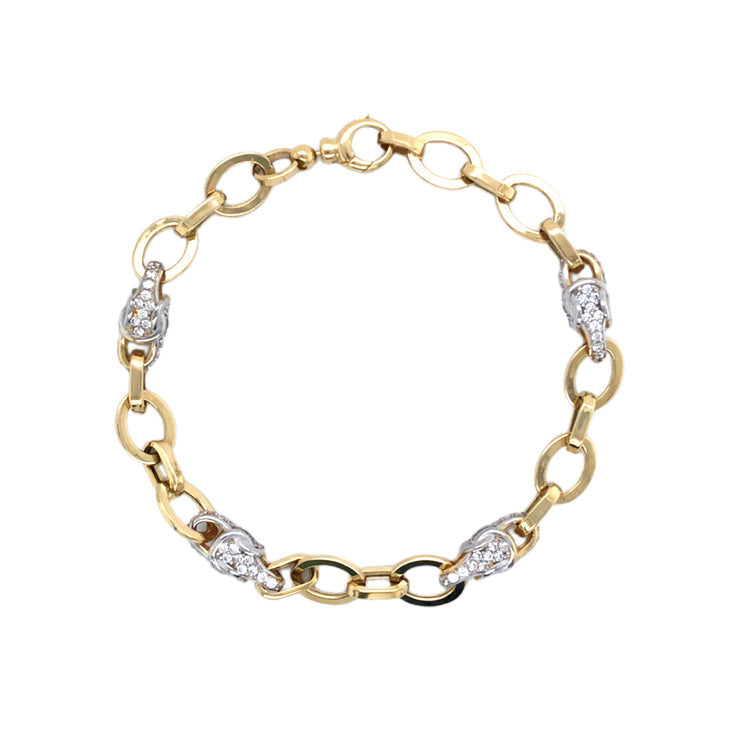 Gold Ladies Bracelet (GB-9538)