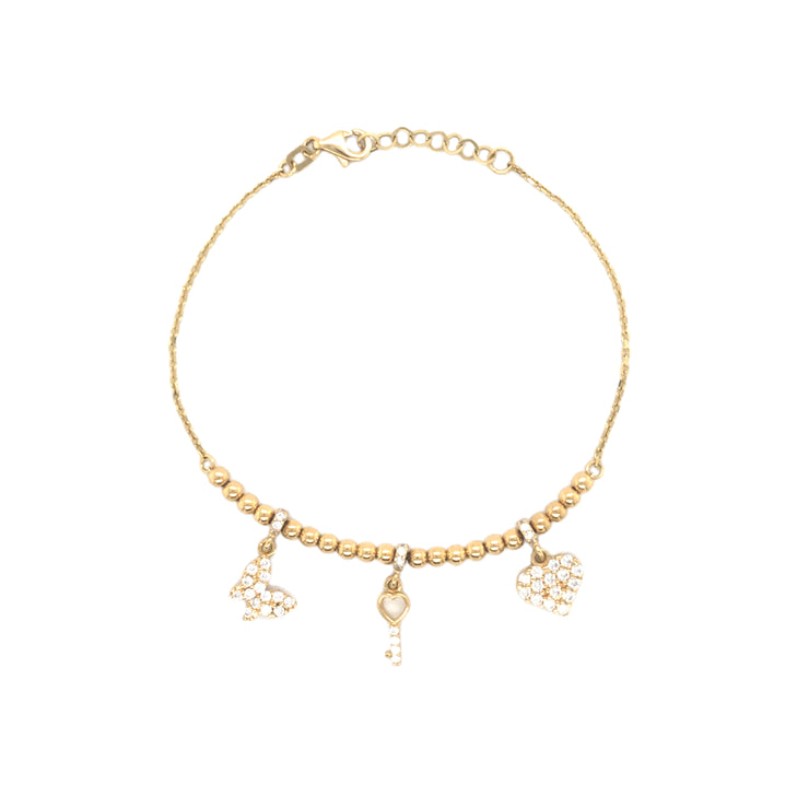 Gold Ladies Bracelet (GB-9691)