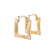 Gold Ladies Earrings (GE-14372)