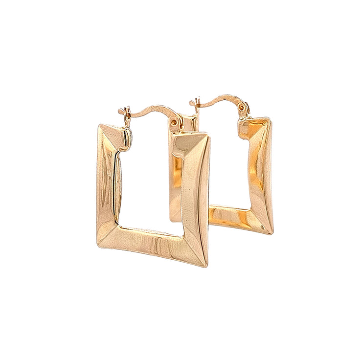 Gold Ladies Earrings (GE-14372)