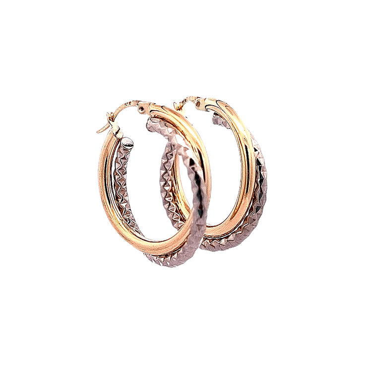 Gold Ladies Earrings (GE-14441)