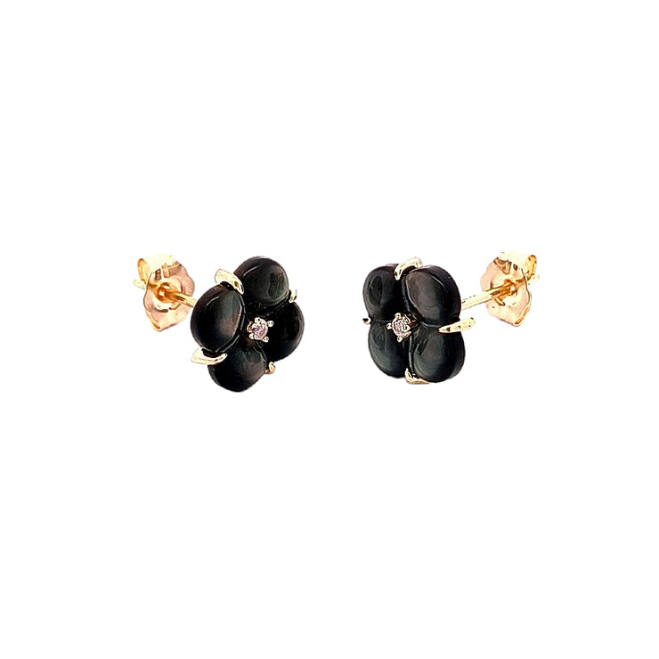 Gold Ladies Earrings (GE-14493)