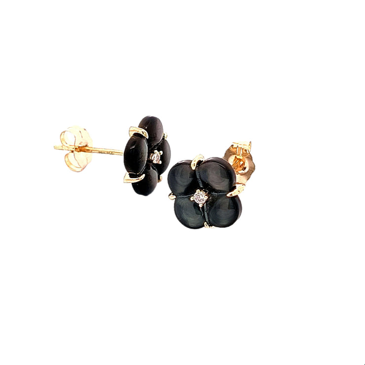 Gold Ladies Earrings (GE-14493)