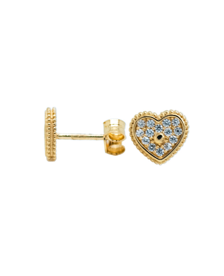 Gold Ladies Earrings (GE-14507)
