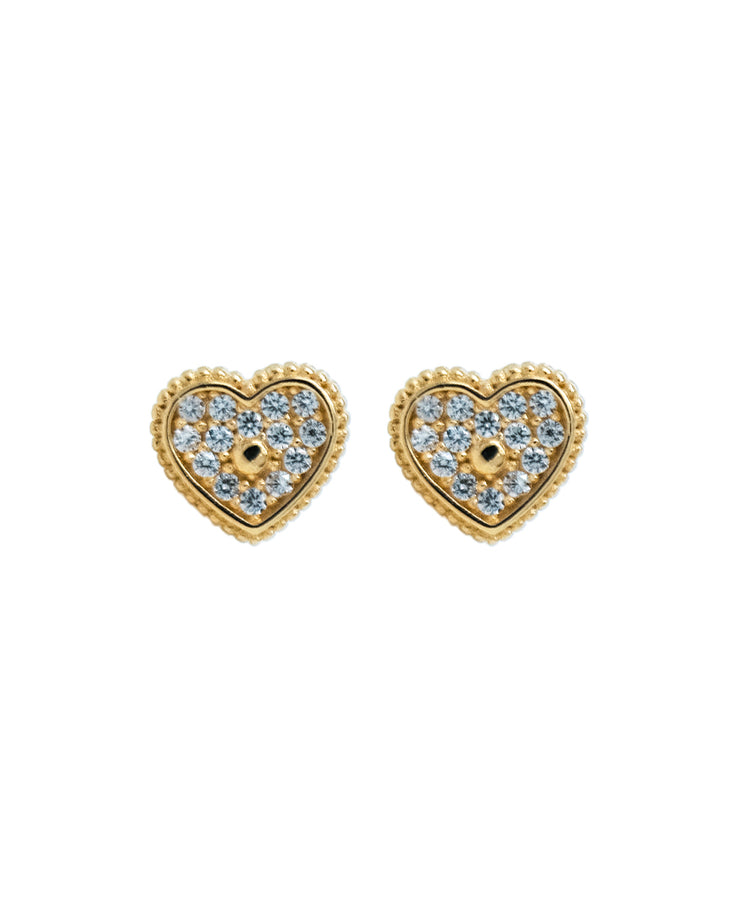 Gold Ladies Earrings (GE-14507)