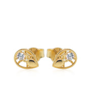 Gold Ladies Earrings (GE-14510)