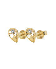 Gold Ladies Earrings (GE-14510)