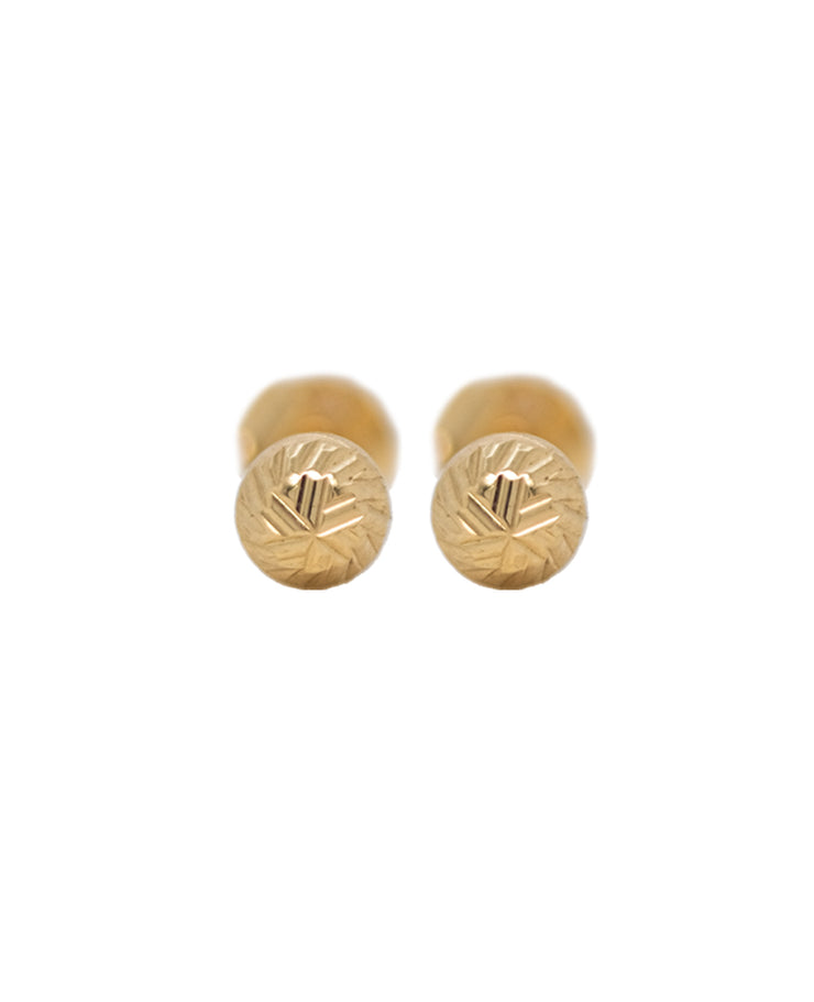Gold Ladies Earrings (GE-14545)