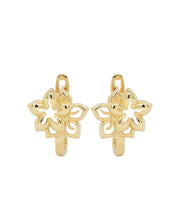 Gold Ladies Earrings (GE-14693)