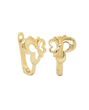Gold Ladies Earrings (GE-14694)