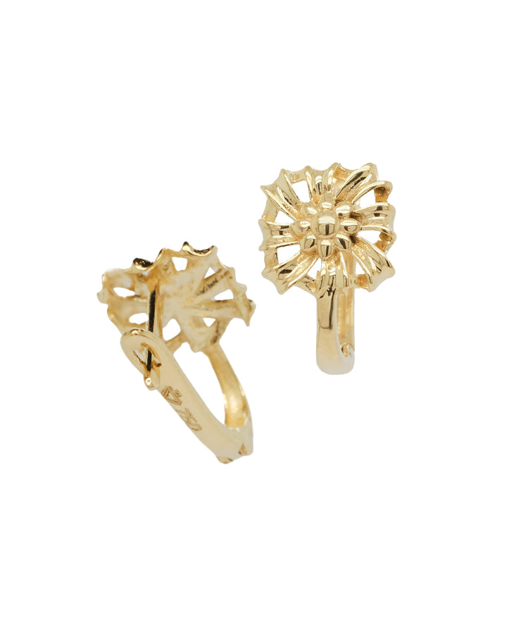 Gold Ladies Earrings (GE-14698)