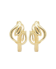 Gold Ladies Earrings (GE-14699)