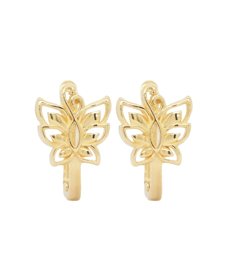 Gold Ladies Earrings (GE-14705)