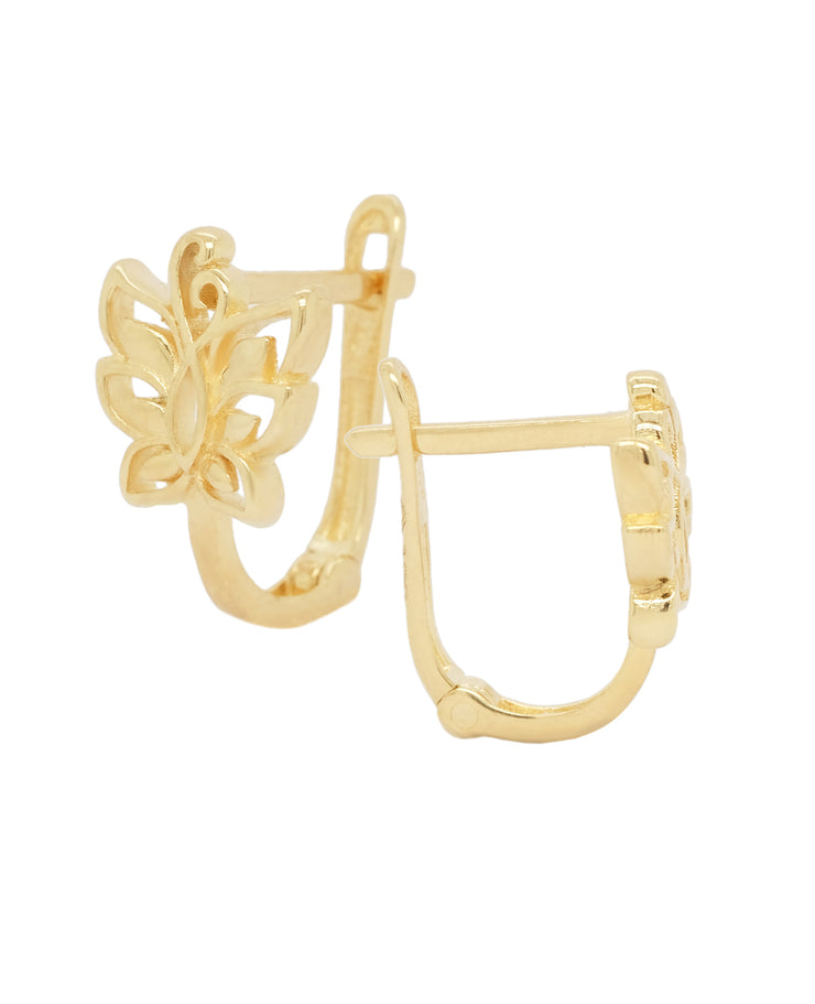 Gold Ladies Earrings (GE-14705)
