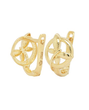 Gold Ladies Earrings (GE-14707)