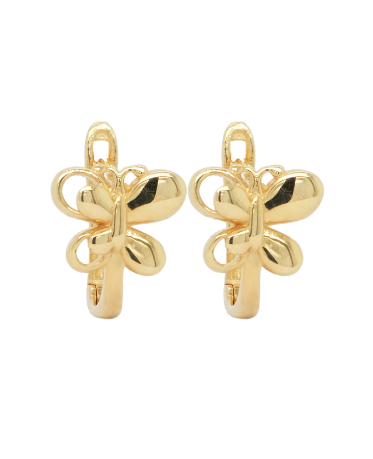 Gold Ladies Earrings (GE-14709)