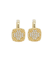 Gold Ladies Earrings (GE-14741)