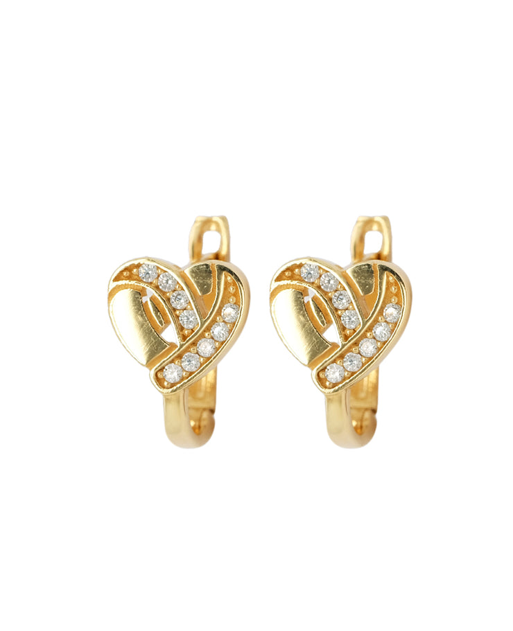 Gold Ladies Earrings (GE-14742)