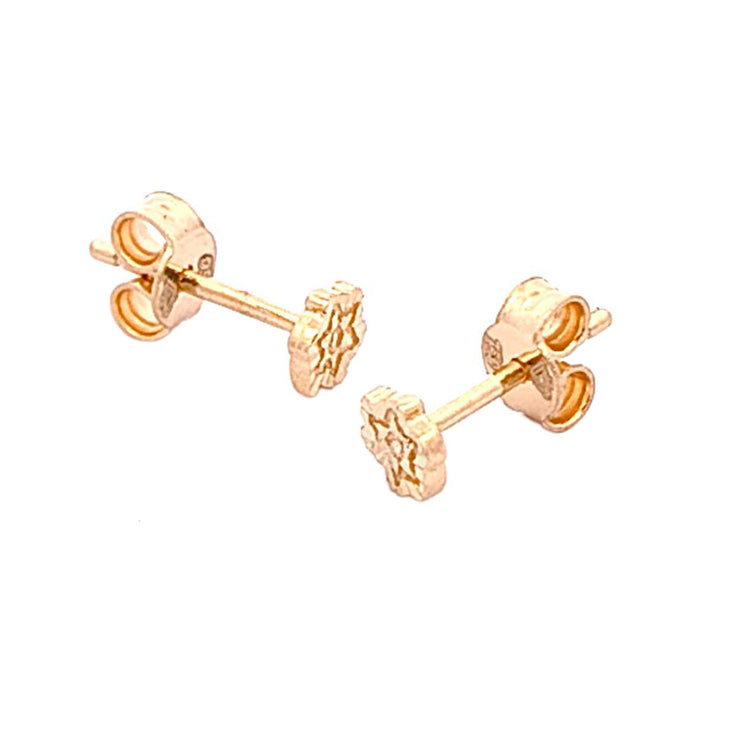 Gold Ladies Earrings (GE-14800)