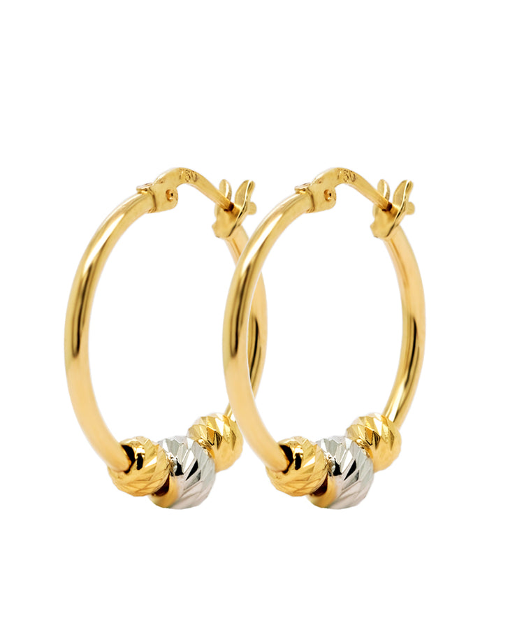 Gold Ladies Earrings (GE-14985)